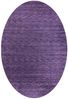 Gabbeh Teppich - Softy - Uni 230 x 150 cm - flieder - oval Bild 3