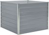 vidaXL Hochbeet 100 x 100 x 77 cm Verzinkter Stahl Grau 42407 Bild 3