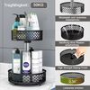 TUWENA Gewürzregal Gewürzregal, 360° Drehbar Küchen Organizer mit 2 Etagen, Drehteller Bild 3