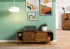 TV-Board Sheesham 134x40x48 hellbraun lackiert MAILAND #125 Bild 4