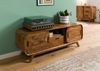 TV-Board Sheesham 134x40x48 hellbraun lackiert MAILAND #125 Bild 3