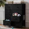 DUMOS Stauraumschrank Kommode mit Stoffschubladen, Stoffkommode für Schlafzimmer Geeignet Schubladenschränke Bild 2
