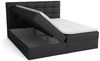 Boxspringbett Schlafzimmerbett DORIANO 200x200cm Kunstleder Soft Anthrazit Bild 2