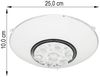 LED Deckenleuchte mit Glas Kristallen NOA Bild 5