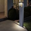 LED Außen Stehleuchte, Alu, dunkelgrau, H 65 cm Bild 3