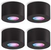 SSC-LUXon LED Außen-Deckenleuchte CELI-1 Aufbauspot flach schwarz IP44 Spritzwasserschutz mit Smart LED, Tageslichtweiß, Warmweiß, Neutralweiß Bild 5