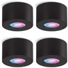 SSC-LUXon LED Außen-Deckenleuchte CELI-1 Aufbauspot flach schwarz IP44 Spritzwasserschutz mit Smart LED, Tageslichtweiß, Warmweiß, Neutralweiß Bild 4