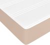 vidaXL Taschenfederkernmatratze für Kinder Mittel Hellbraun 80x160 Kunstleder 4016545 Bild 5