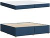 vidaXL Bettrahmen mit Matratze Blau 200 x 200 cm Stoff 3399383 Bild 4