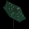 vidaXL Ampelschirm mit LED-Beleuchtung 3 m Grün 42203 Bild 5