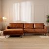 Bronx71 Ecksofa Denver Leder cognac links Bild 4