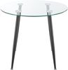 Glastisch Humppila 80x75 cm Schwarz [en. casa] Bild 4