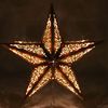 Weihnachtsstern aus Holz mit 15 LED Warmweiß Bild 2