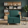 vidaXL Sofa mit Stauraum Dunkelgrün 72 x 78 x 87 cm Polyester 42036868 Bild 3