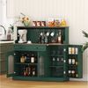 HOLTICO Sideboard Küchenschrank mit Arbeitsplatte, Küchenbuffet Buffetschrank (1 St), Weinschrank mit Schublade und Oberer Ablage Bild 4