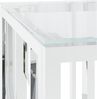 Couchtisch, Sofatisch 110x45x45 cm Edelstahl und Glas Bild 5