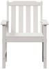 vidaXL Garten-Esszimmerstuhl 2 pcs Weiß 65,5 x 59 x 88 cm HDPE 42006604 Bild 5