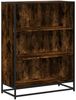 vidaXL Bücherregal Räuchereiche 80,5x35x107,5 cm Holzwerkstoff 849121 Bild 2