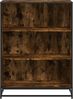 vidaXL Bücherregal Räuchereiche 80,5x35x107,5 cm Holzwerkstoff 849121 Bild 4