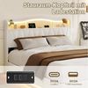 Simurq Polsterbett Jugendbett Hydraulisches Bett mit LED und Ladefunktion (1-tlg, Mit LED-Beleuchtung und Bettkasten), Hydraulisches Stauraumbett, ohne Matratze Bild 4