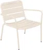 Vente-unique - MIRMANDE Gartensitzgruppe Metall Beige - B 61,5 cm67,5 cm x H 33 cm71,5 cm x L 50 cm60 cm Bild 2