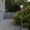 RGB LED Außen-Stehleuchte, grün-schwarz, Alu, H 120 cm Bild 3