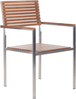 Beliani 'VIAREGGIO' Gartentisch Set, Teakholz Heller Holzfarbton, 200x90x75 cm Bild 5