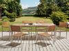 Beliani 'VIAREGGIO' Gartentisch Set, Teakholz Heller Holzfarbton, 200x90x75 cm Bild 3