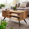 Wohnling Couchtisch, Massivholz Akazie, 95 x 45 x 45 cm Bild 3