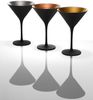Stölzle Lausitz ELEMENTS Cocktailschale Schwarz-Silber 6er Set Bild 3