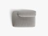 Micadoni Ecksofa-Modul Martina 1-Sitzer Links Strukturierter Stoff Hellgrau Bild 4
