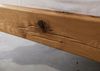 Balkenbett Zerreiche 200x200 tabacco geölt JANGALI #323 Bild 5