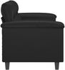 vidaXL 2-Sitzer-Sofa Schwarz 140 cm Kunstleder 359583 Bild 4