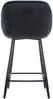 CLP Barhocker Gibson Samt, Sitzhöhe 76 cm,schwarz Bild 3