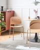 Esszimmerstuhl 2er Set WINDUST Metall Beige Bild 3
