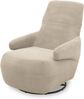 DOMO. collection Sessel 700015, Polstersessel, gepolsterte Rückenlehne, Rückenfunktion, Drehfunktion, Wippfunktion, Cocktailsessel, Loungesessel, 68 x 88 x 67 (BxTxH), beige Bild 5