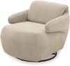 DOMO. collection Sessel 700015, Polstersessel, gepolsterte Rückenlehne, Rückenfunktion, Drehfunktion, Wippfunktion, Cocktailsessel, Loungesessel, 68 x 88 x 67 (BxTxH), beige Bild 3