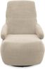 DOMO. collection Sessel 700015, Polstersessel, gepolsterte Rückenlehne, Rückenfunktion, Drehfunktion, Wippfunktion, Cocktailsessel, Loungesessel, 68 x 88 x 67 (BxTxH), beige Bild 4