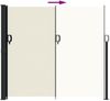 vidaXL Seitenmarkise Ausziehbar Creme 180x300 cm 4004340 Bild 5
