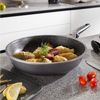 STONELINE Bratpfanne, Aluminium (Set, 1-tlg, 1 Pfanne, 1 abnehmbarer Stielgriff), mit echten Steinpartikeln, induktionsgeeignet, Designed in Germany Bild 2