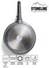 STONELINE Bratpfanne, Aluminium (Set, 1-tlg, 1 Pfanne, 1 abnehmbarer Stielgriff), mit echten Steinpartikeln, induktionsgeeignet, Designed in Germany Bild 4