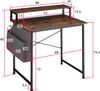 tectake Schreibtisch Schrebitisch (1-St, 1 tlg), Funktionaler Schreibtisch mit praktischer Ablage im Industrie-Look Bild 5