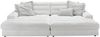 KAWOLA Big Sofa LANA Stoff hellgrau 83 x 178 x 296 cm Bild 3