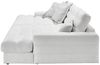 KAWOLA Big Sofa LANA Stoff hellgrau 83 x 178 x 296 cm Bild 5