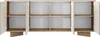 Vente-unique - MAYRONA Sideboard Holz, Platte BeigeBeige - B 40 cm x H 84,4 cm x L 204 cm Bild 4