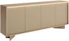 Vente-unique - MAYRONA Sideboard Holz, Platte BeigeBeige - B 40 cm x H 84,4 cm x L 204 cm Bild 3