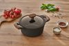 RESTO Kitchenware Bratentopf Ran, Kochtopf antihaftbeschichtet und spülmaschinenfest, Aluminiumguss (2-tlg), Geeignet für alle Herdarten, auch Induktion, im Geschenkkarton Bild 2