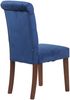 2er Set Esszimmerstühle WALES Samt - 98x45x63cm, blau, Holz Gestell Stühle Esszimmerstühle Stuhl Esszimmer Esstisch Stühle Küchenstuhl Bild 5
