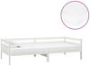 vidaXL Tagesbett mit Matratze 90x200 cm Weiß Kiefer Massivholz [3083560] Bild 2