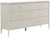 Vente-unique - CALITARO Kommode Holz, Platte Beige - B 40 cm x H 82 cm x L 140 cm Bild 2